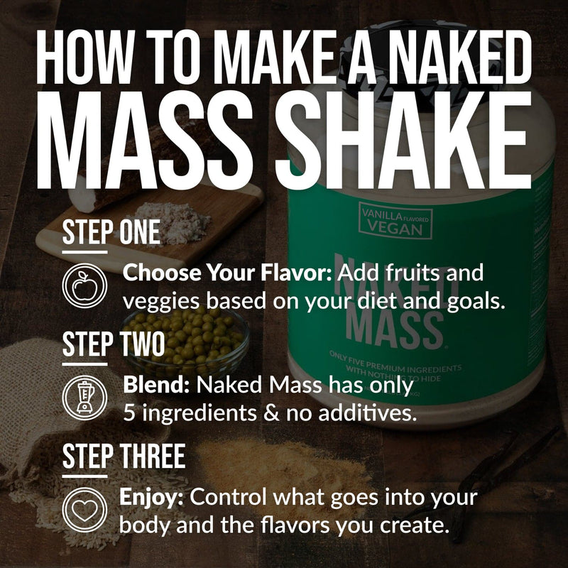 Vanilla Vegan Mass Gainer Supplement - Vanilla (Vegan)